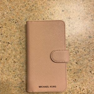 Micheal Kors Leather Folio Case for iPhone X/XS